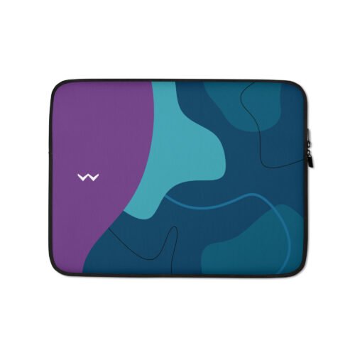 wSlipcases - Cerulean Waves Laptop Sleeve