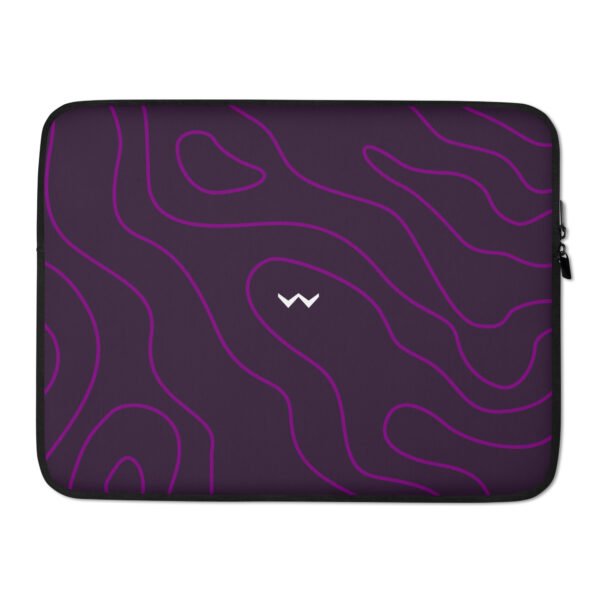 wSlipcases - Purple Pulse Laptop Sleeve