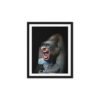 framed-canvas-in-black-8x10-front-691596d5c56a5.jpg Gorilla Gone Human Framed Canvas (8"x10")
