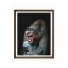 framed-canvas-in-brown-16x20-front-6915c2b5ae147.jpg Gorilla Gone Human Framed Canvas (16"x20")