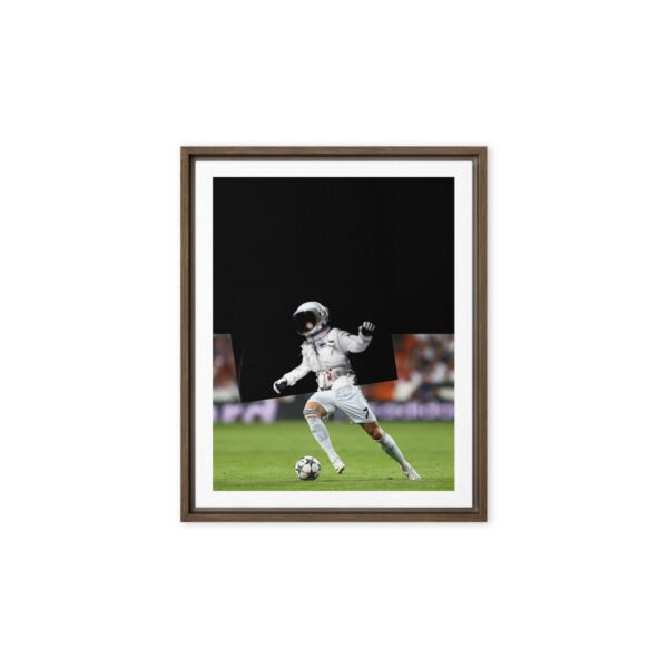 framed-canvas-in-brown-8x10-front-69158bb84621e.jpg Cosmic Striker Framed Canvas (8"x10")