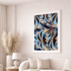 wshankara.com Silk Waves Abstract Framed photo paper poster on wall image 2 1x1 Silk Waves Abstract Framed Photo Paper Poster